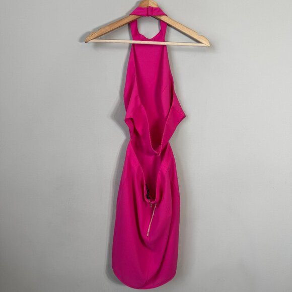 NBD x Naven Twins Begin Again Mini Dress Womens Small Rose Pink Cut Out Cocktail - Picture 9 of 15